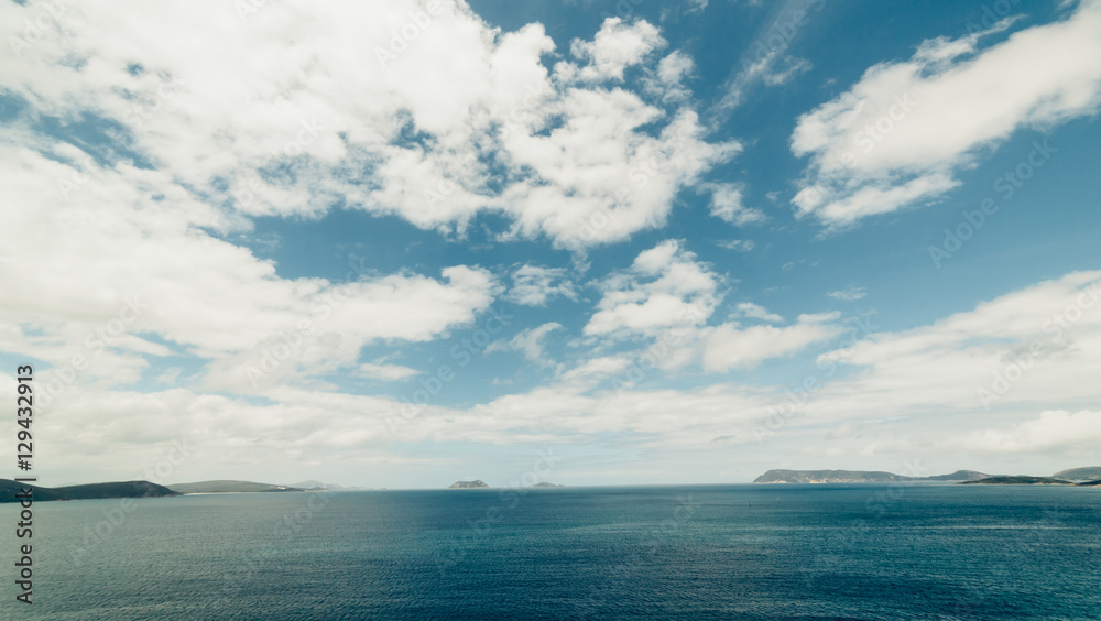 Seascape of Albany, Western Australia .