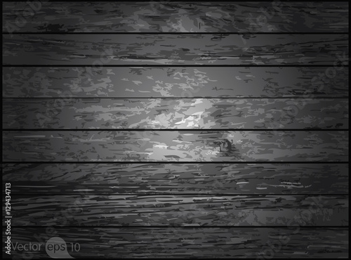 Dark wood texture. Vector