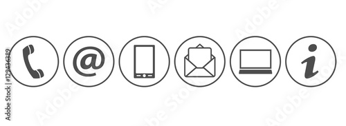 Kontakt Button Grau