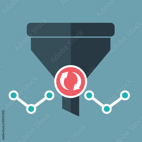 Analytics funnel, website optimization