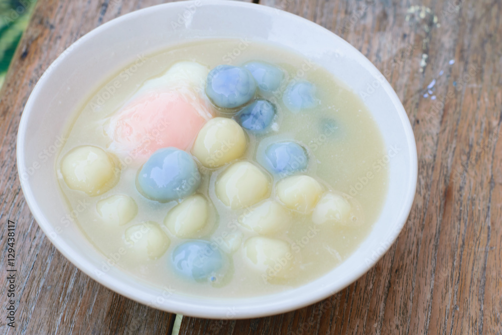 Dumplings in coconut cream Dumplings in coconut cream