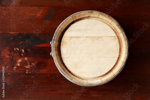 Oak Barrel Top View