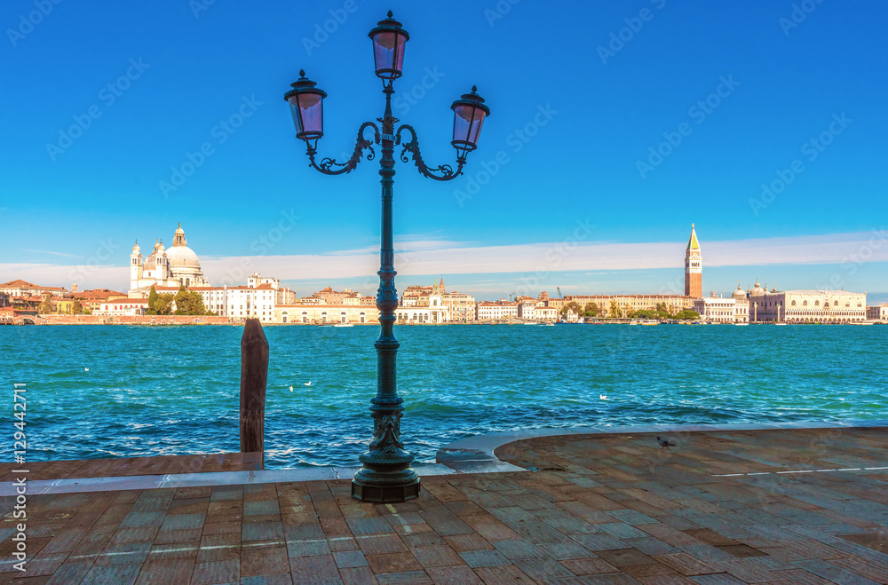 Venice (Italy) - The landscape of city on the sea, from Giudecca island