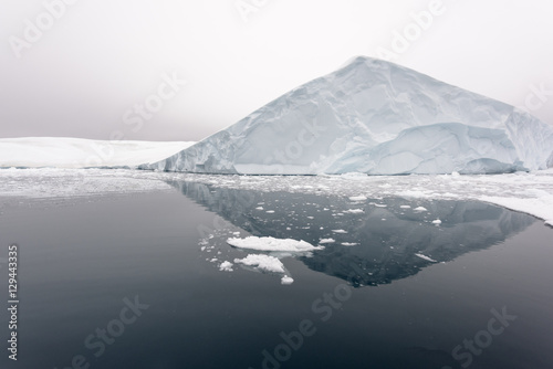 icebergs are on the arctic ocean in Greenland © murattellioglu