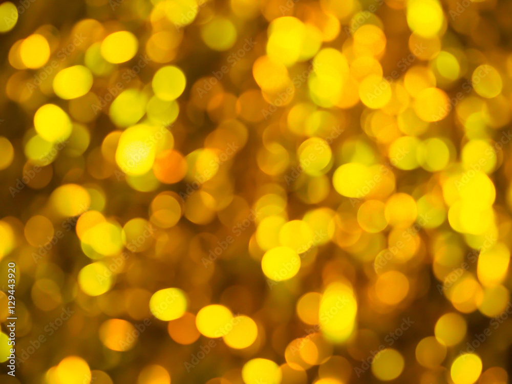 Glod bokeh light background.