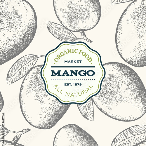 mango fruit isolated on white background