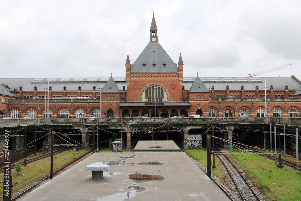 Fototapeta premium Copenhagen Central Station, Denmark Scandinavia 
