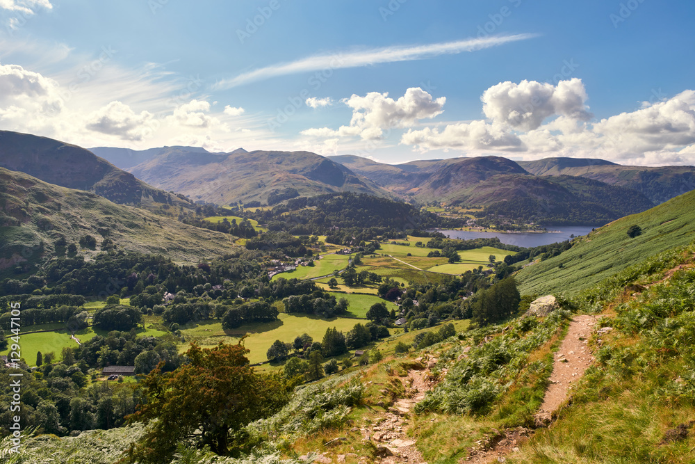 Fototapeta premium Patterdale & Ullswater in the English Lake District, UK.