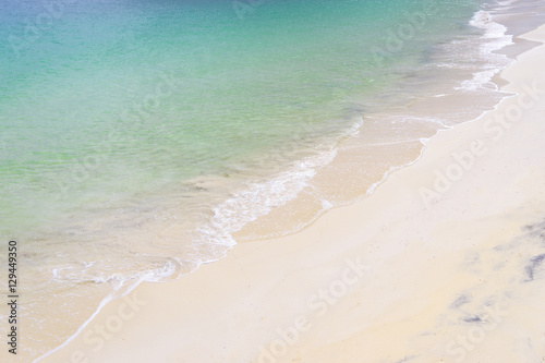 Tropical beach, with clear water in the background. Clear blue sky. Busselton, Western Australia.