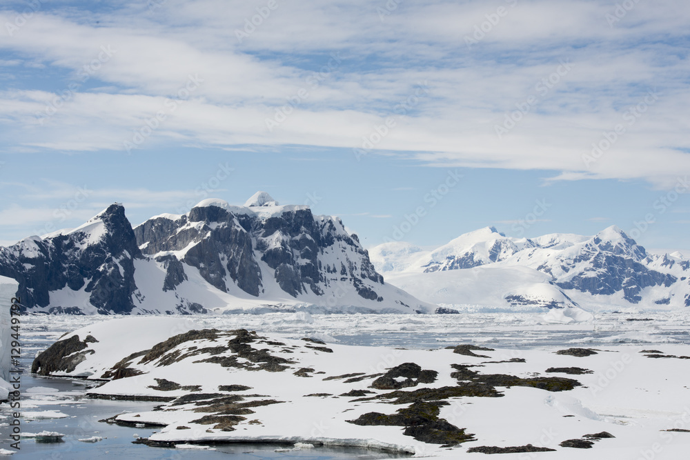 Antarctic Mountains and Ice