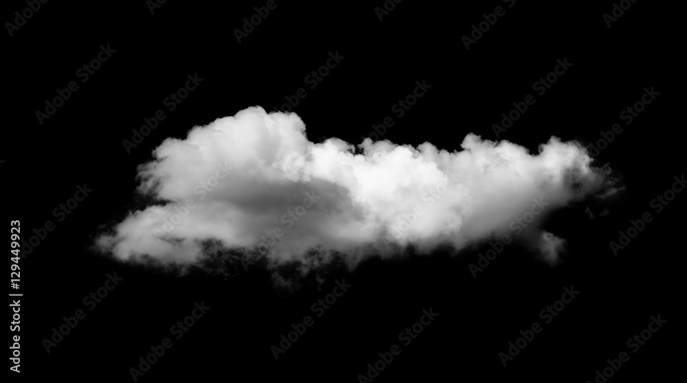 Naklejka clouds on black background