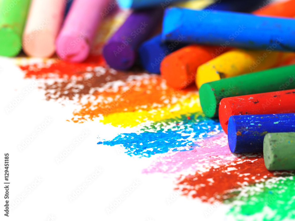 Obraz premium colorful crayons