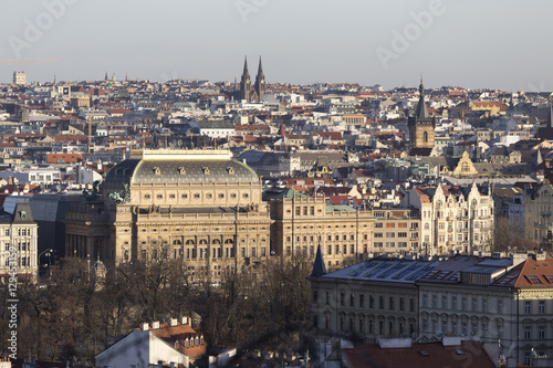 View on the autumn Prague City, Czech Republic © Kajano