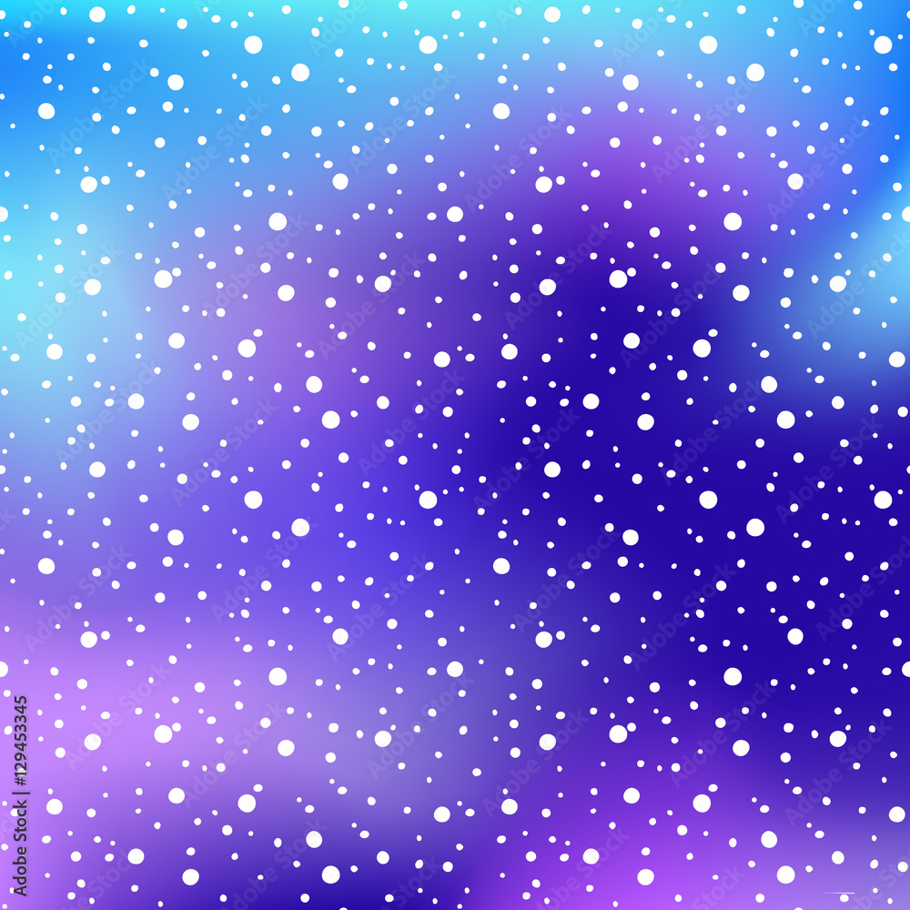 Winter Holiday shine snow background . Vector Christmas blurred texture for greeting card.