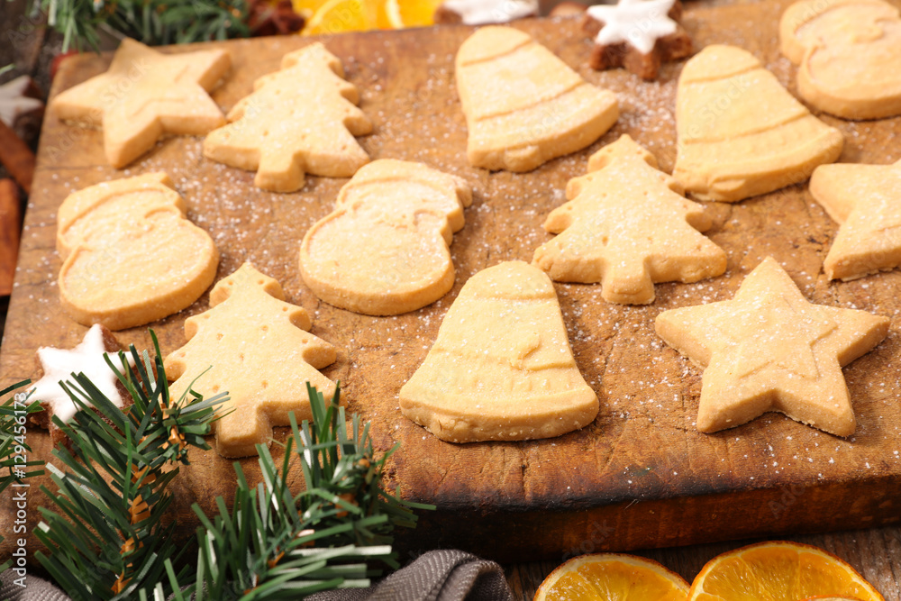 Fototapeta premium christmas cookie