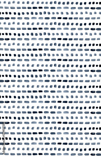 Deep Indigo Dot  Pattern