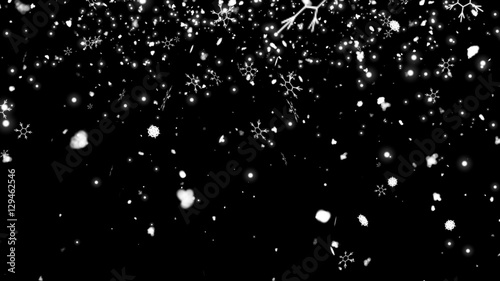 snowflake abstract background © pupunkkop
