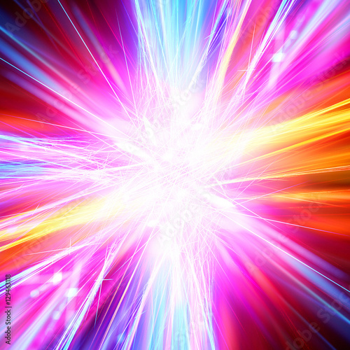 Background in the form of a bright electric discharge