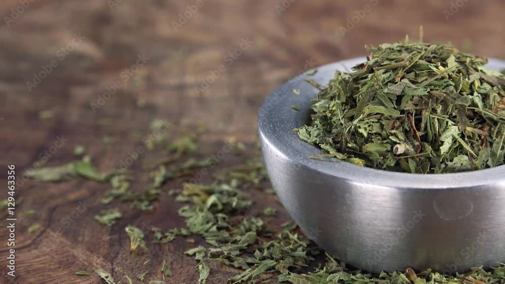 Rotating dried Stevia leaves (seamless loopable; 4k) Rotating dried Stevia leaves (seamless loopable; 4k)