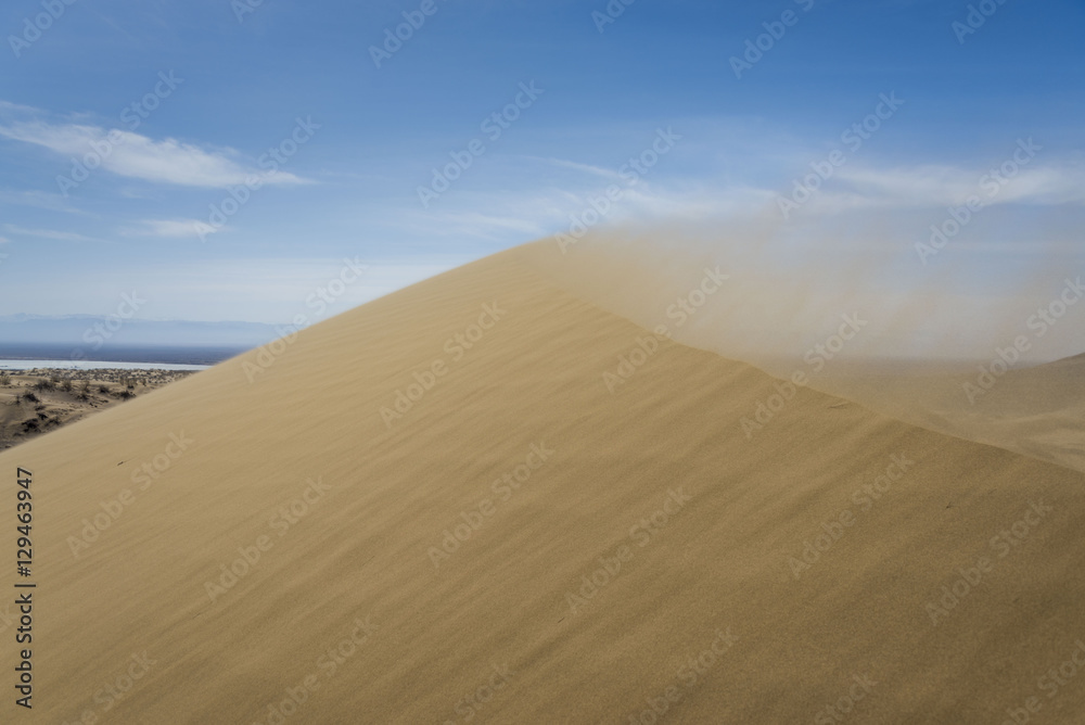 Sand dune, desert Sand dune, desert