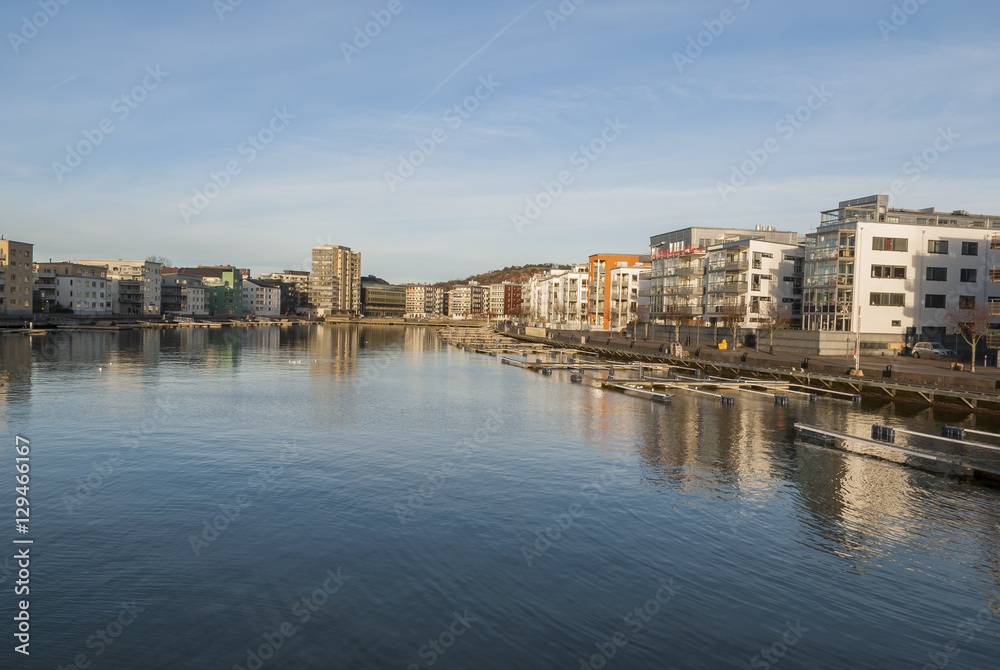 North river side in Gothenburg