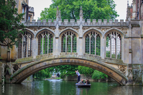 The Bridge of Sighs in Cambridge University.