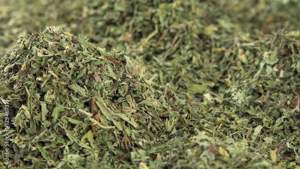 Dried Stevia Leaves (as not loopable rotating 4k UHD footage) Dried Stevia Leaves (as not loopable rotating 4k UHD footage)