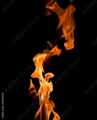 blaze fire flame texture background © hideto111
