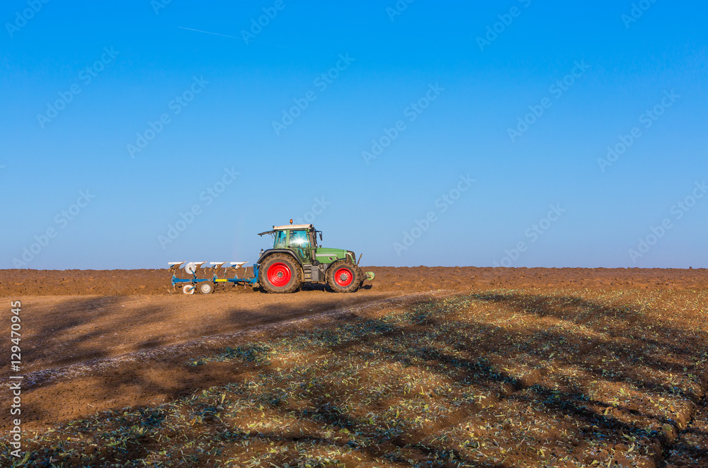 Fototapeta premium Umpflügen