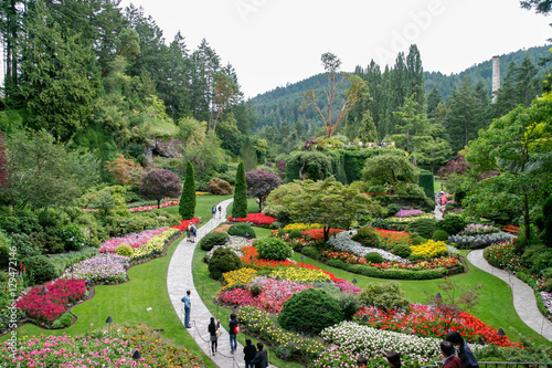 Εκτύπωση καμβά Butchart Gardens in Brentwwod Bay Vancouver Island
