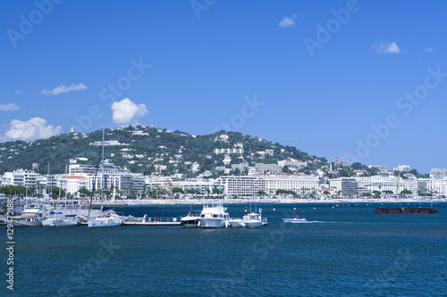 Yachts in Cannes Port Pierre Canto