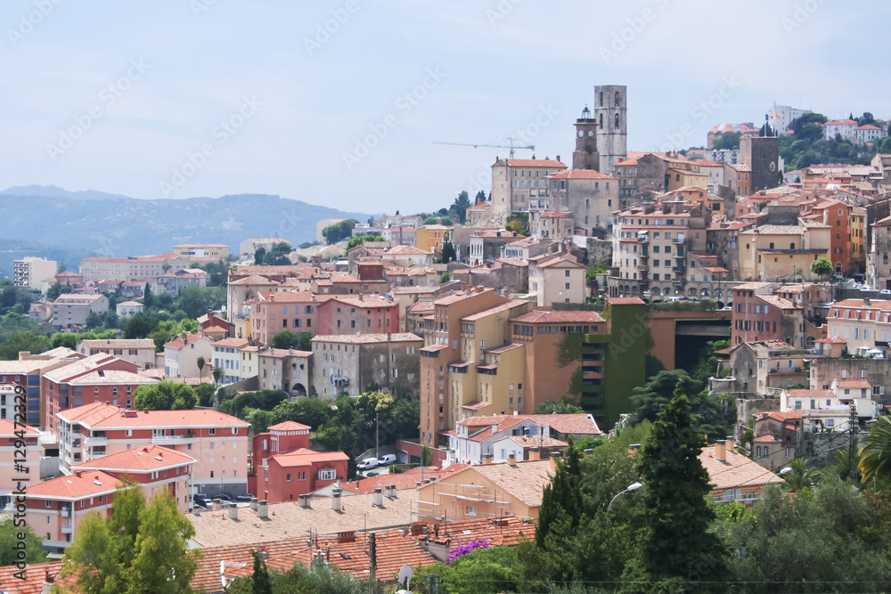 historic grasse cityscape cote d'azur france