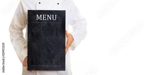 Obraz na płótnie Chef isolated on white background