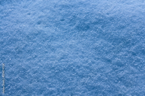 snow grains blue background