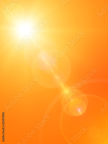 Summer sun background