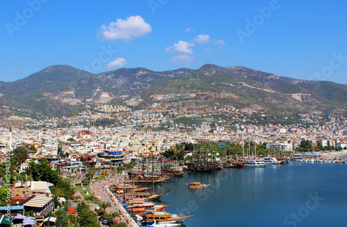 Alanya, view at the city centre