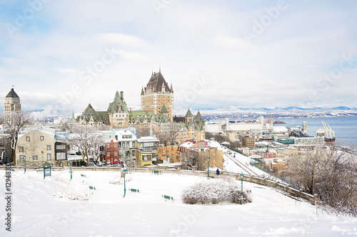 Historic Chateau Frontenac in Quebec City photo