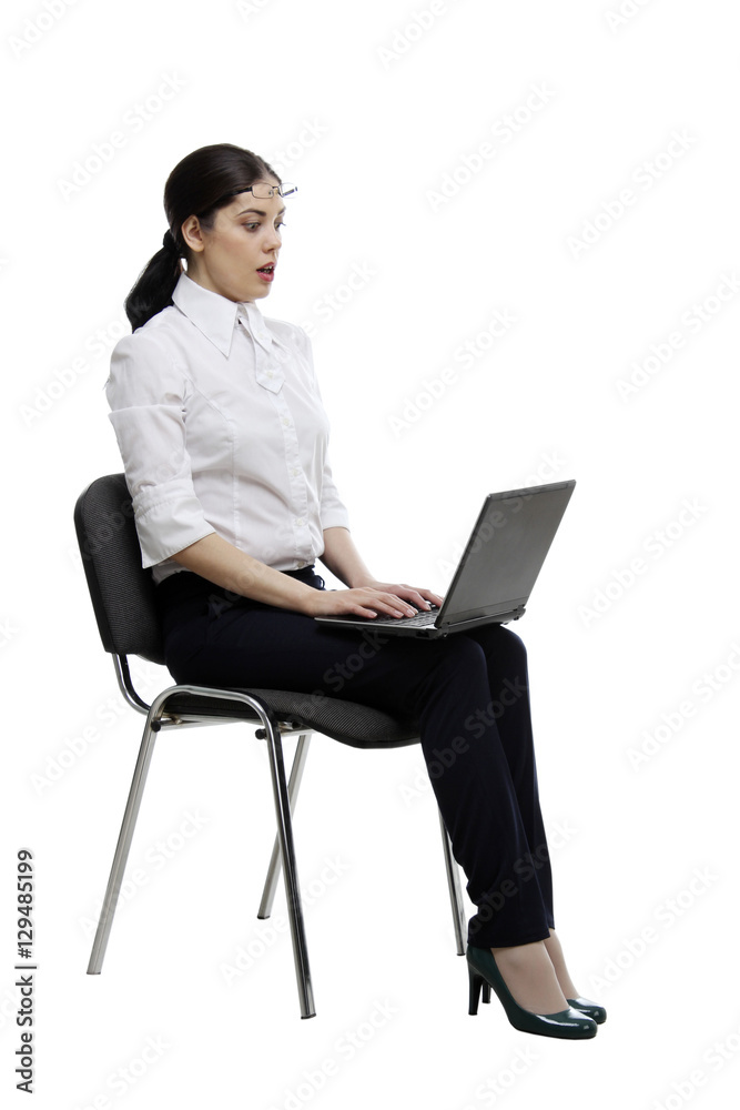 Studio portrait of a рфззн young woman using a laptop against a white background
Studio portrait of a рфззн young woman using a laptop against a white background