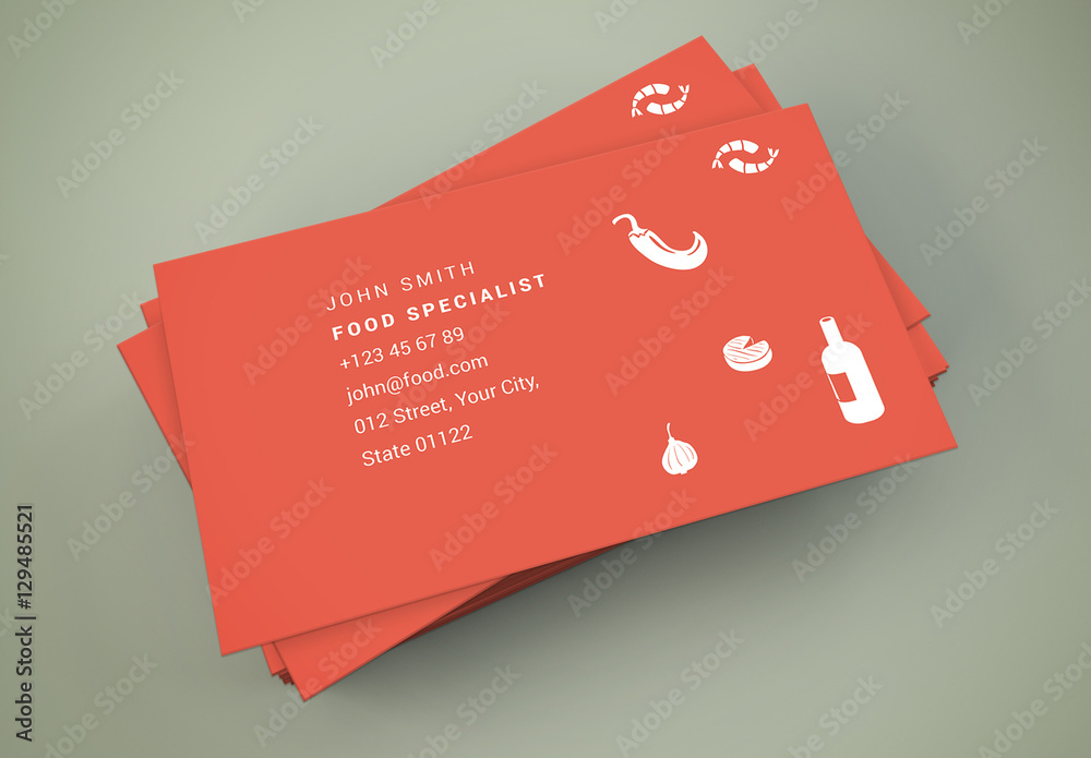 Food business card deals