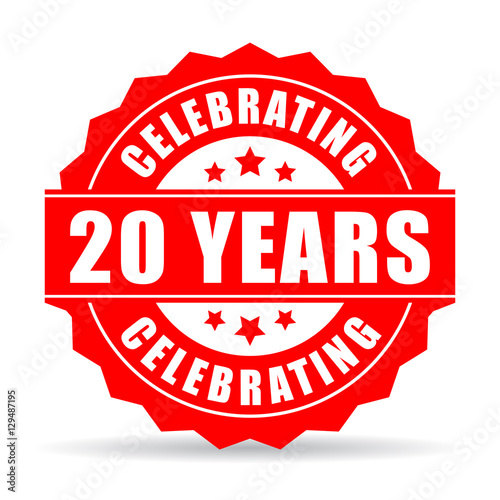 Twenty years anniversary celebrating icon
