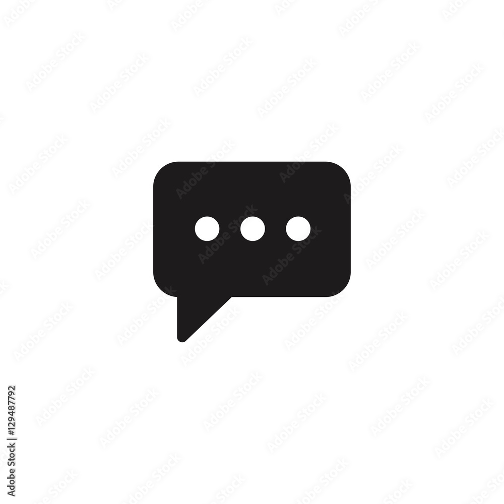 chat icon vector chat icon vector