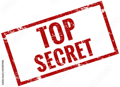 Stempel Top secret rot geheim 