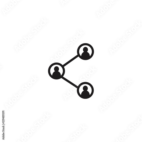 user share icon vector