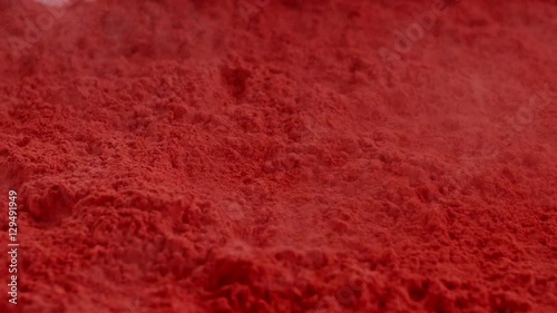 Explosion of red holi powder, Red Epic slow motion clip