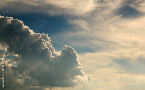 Sky with clouds