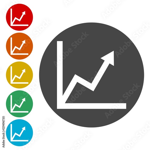 Graph Icon, Chart icon, chart vector icon