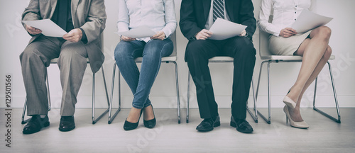 Recruitment recruiting recruit hiring hire - concepts. photo