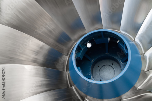 Shiny Francis Hydro Turbine photo