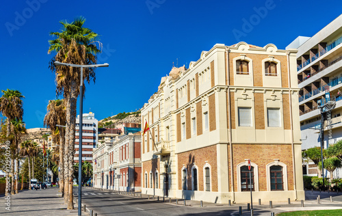 Old Custom House at the Port of Alicante, Spain
