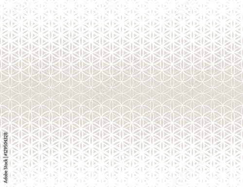 Abstract sacred geometry gray gradient flower of life halftone subtle  pattern
